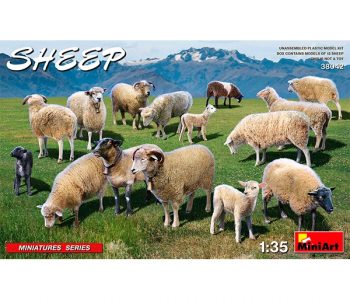 miniart-accesorios-sheep-1-35
